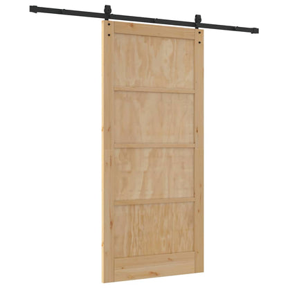 Porta scorrevole ORKDAL Marrone 93 x 202 cm