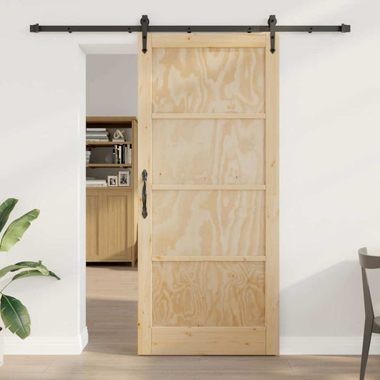 Porta scorrevole ORKDAL Marrone 93 x 211 cm