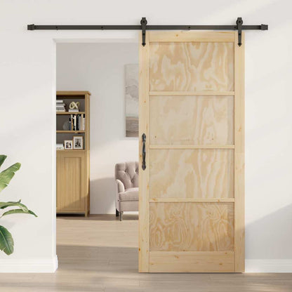 Porta scorrevole ORKDAL Marrone 93 x 211 cm