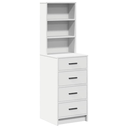 Credenza con cassetto Bianco 40 x 41 x 135 cm Legno multistrato