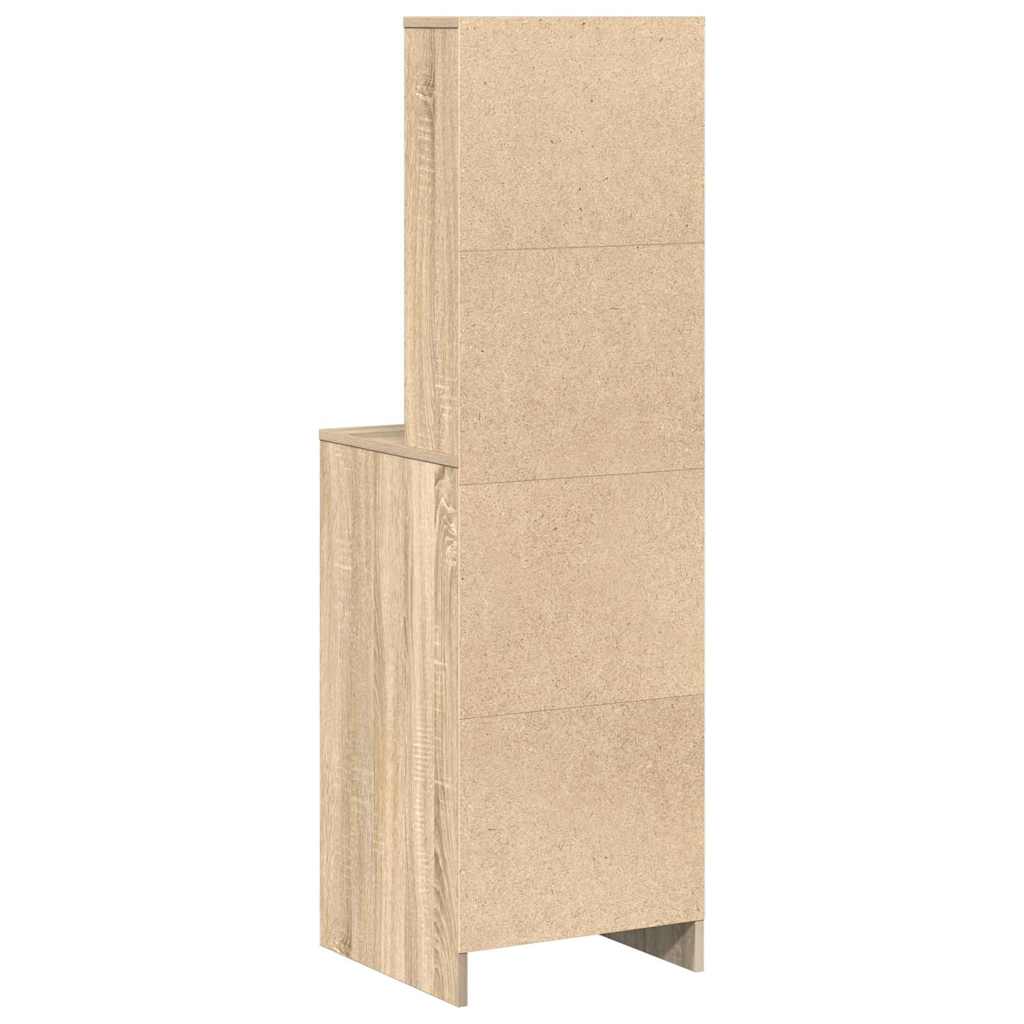 Credenza rovere sonoma 40 x 41 x 135 cm Legno multistrato