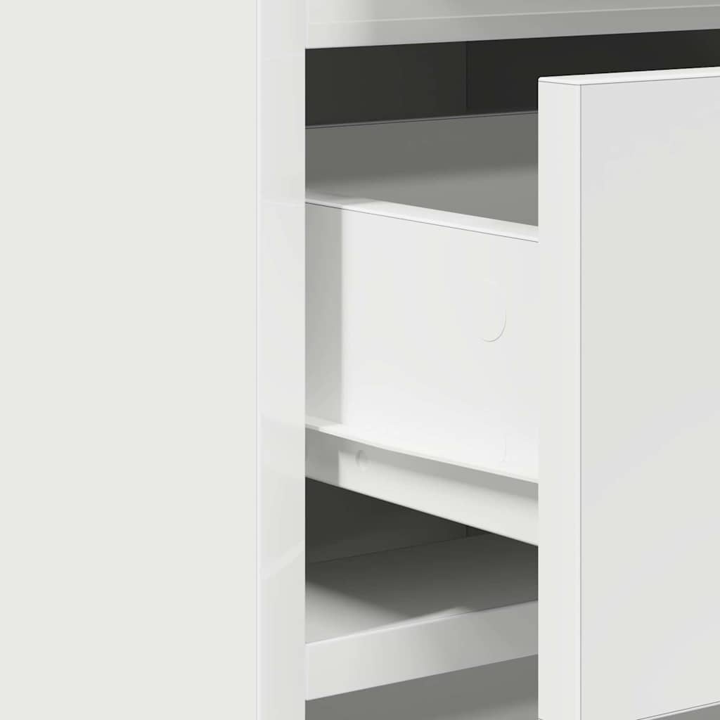 Credenza con cassetto Bianco 40 x 41 x 75 cm Legno multistrato