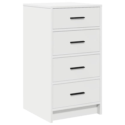 Credenza con cassetto Bianco 40 x 41 x 75 cm Legno multistrato