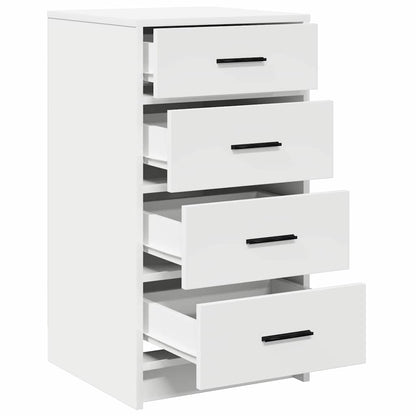 Credenza con cassetto Bianco 40 x 41 x 75 cm Legno multistrato