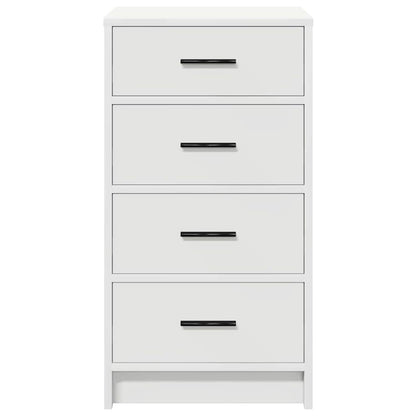 Credenza con cassetto Bianco 40 x 41 x 75 cm Legno multistrato