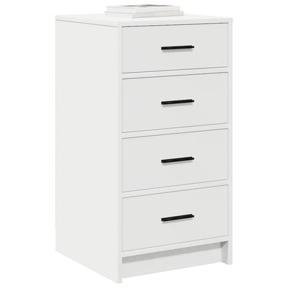 Credenza con cassetto Bianco 40 x 41 x 75 cm Legno multistrato