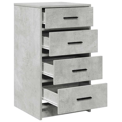 Credenza Grigio cemento 40 x 41 x 75 cm Legno multistrato