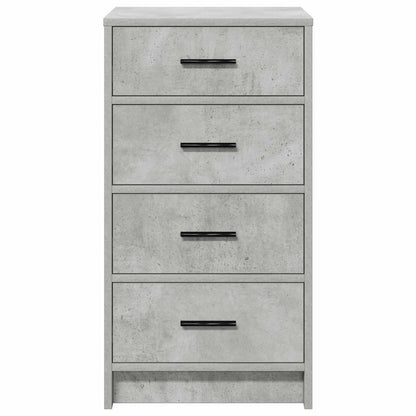 Credenza Grigio cemento 40 x 41 x 75 cm Legno multistrato