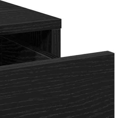 Credenza Rovere nero 40 x 40.5 x 75 cm Legno multistrato