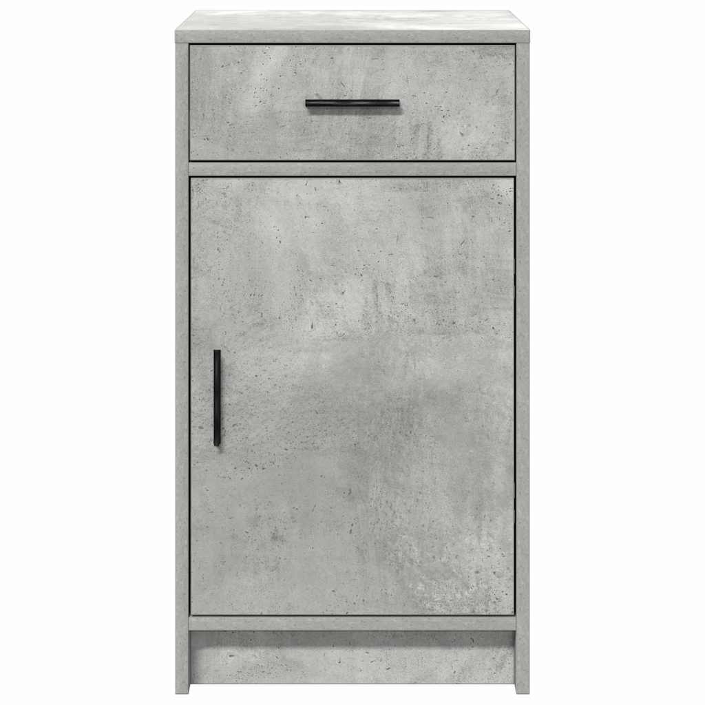 Credenza Grigio cemento 40 x 40.5 x 75 cm Legno multistrato
