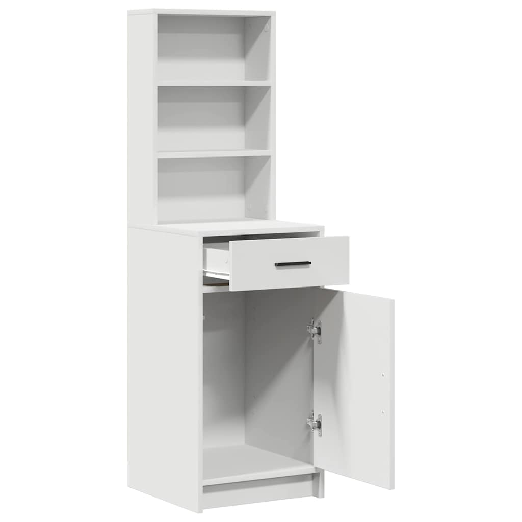 Credenza Bianco 40 x 40,5 x 135 cm Legno multistrato