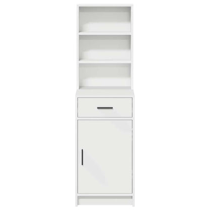 Credenza Bianco 40 x 40,5 x 135 cm Legno multistrato