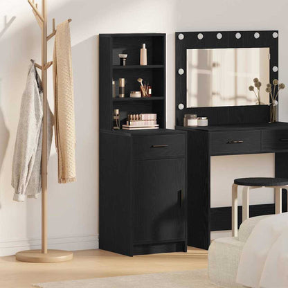 Credenza Rovere nero 40 x 40,5 x 135 cm Legno multistrato