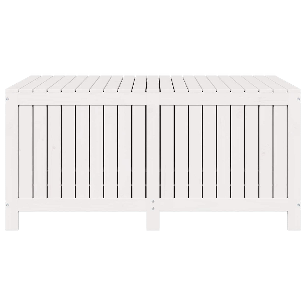 Scatola di Stoccaggio per Giardino 359 L Legno Massello di Pino