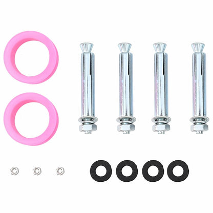 Doccia Solare da Esterno Nero 217 cm PVC e alluminio