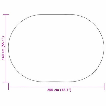 Tappeto ZIZUR Marrone PP