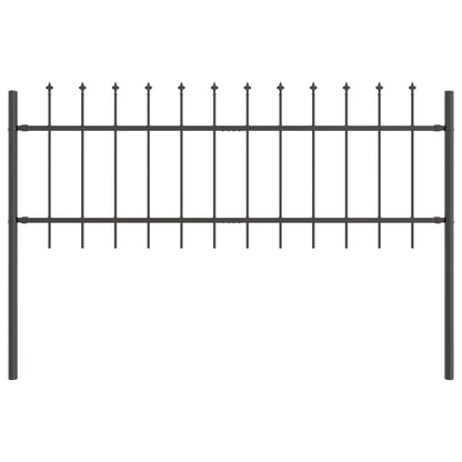 Recinzione per Giardino 2 pcs Grigio 3,4 x 0,6 m | homemem39