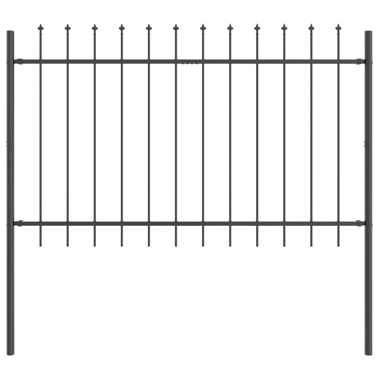 Recinzione per Giardino 2 pcs Grigio 3,4 x 0,8 m | homemem39