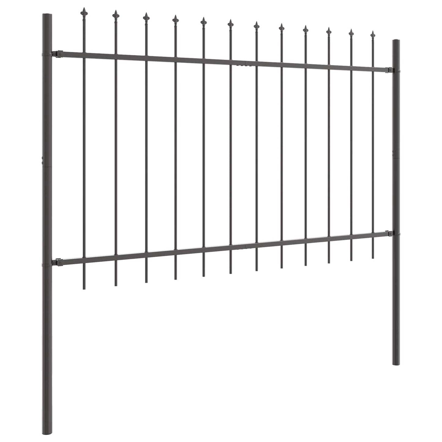 Recinzione per Giardino 2 pcs Grigio 3,4 x 0,8 m | homemem39