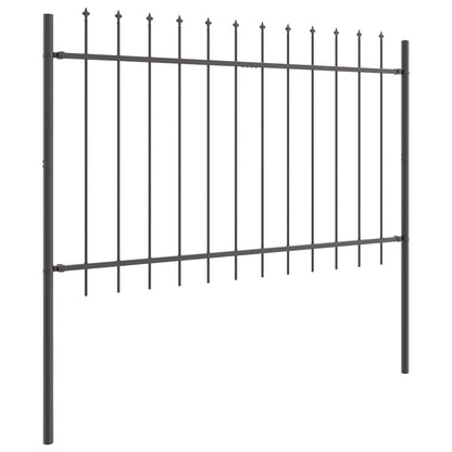 Recinzione per Giardino 2 pcs Grigio 3,4 x 1 m | homemem39
