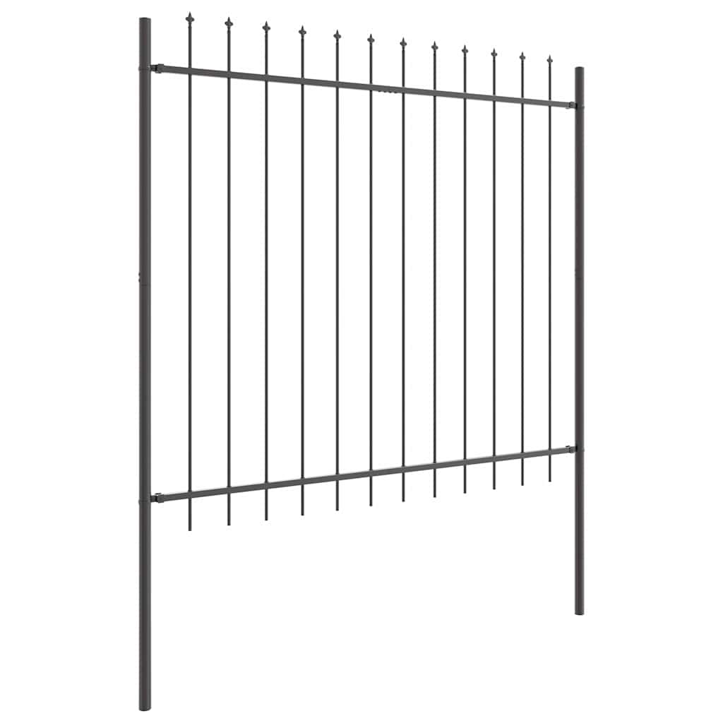 Recinzione per Giardino 2 pcs Grigio 3,4 x 1,5 m | homemem39