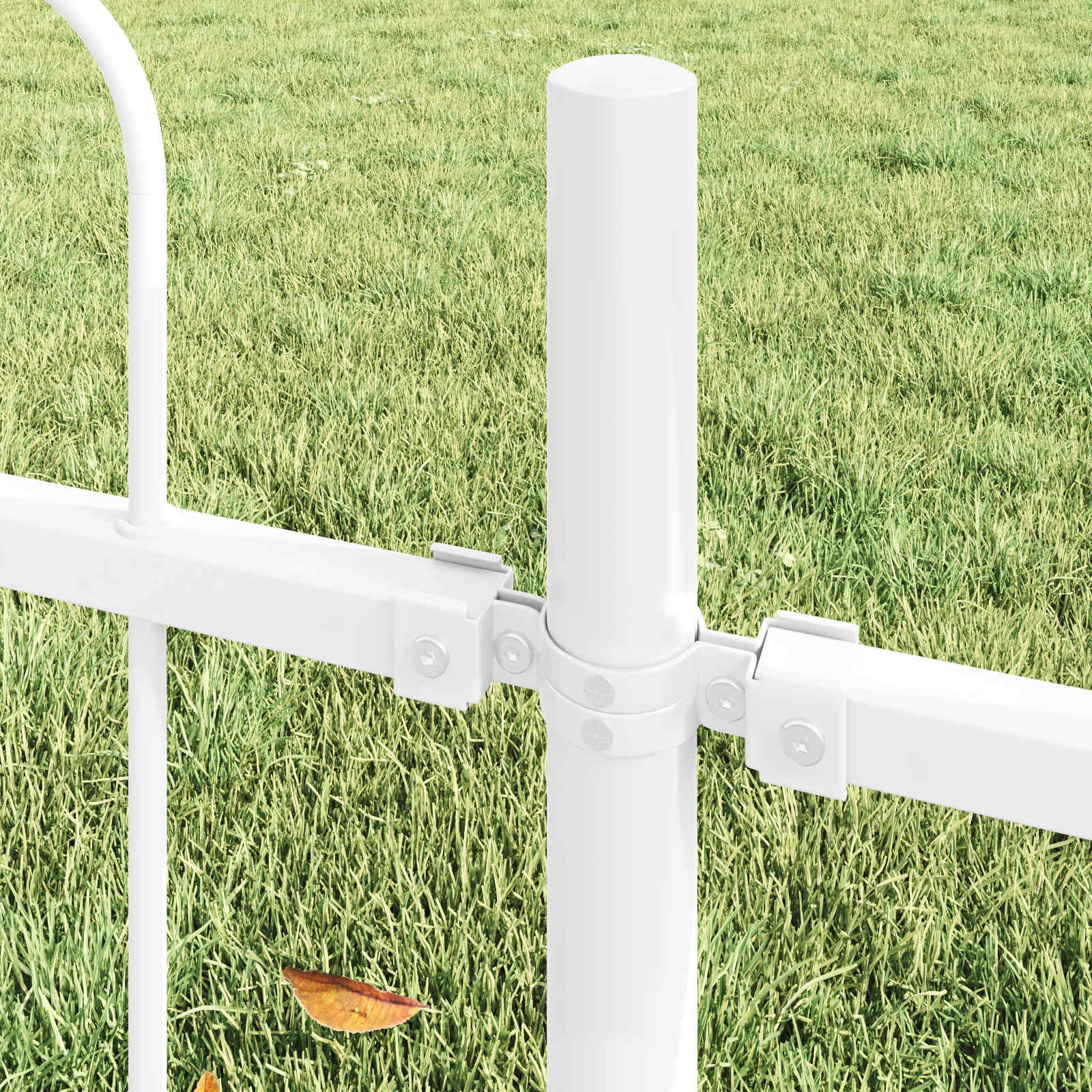 Recinzione per Giardino 2 pcs Grigio 3,4 x 1 m | homemem39