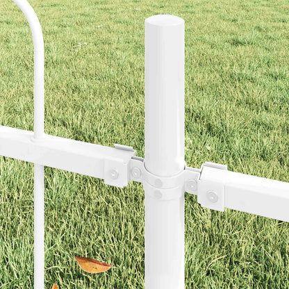 Recinzione per Giardino 2 pcs Grigio 3,4 x 1 m | homemem39