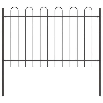 Recinzione per Giardino 2 pcs Grigio 3,4 x 1,2 m | homemem39