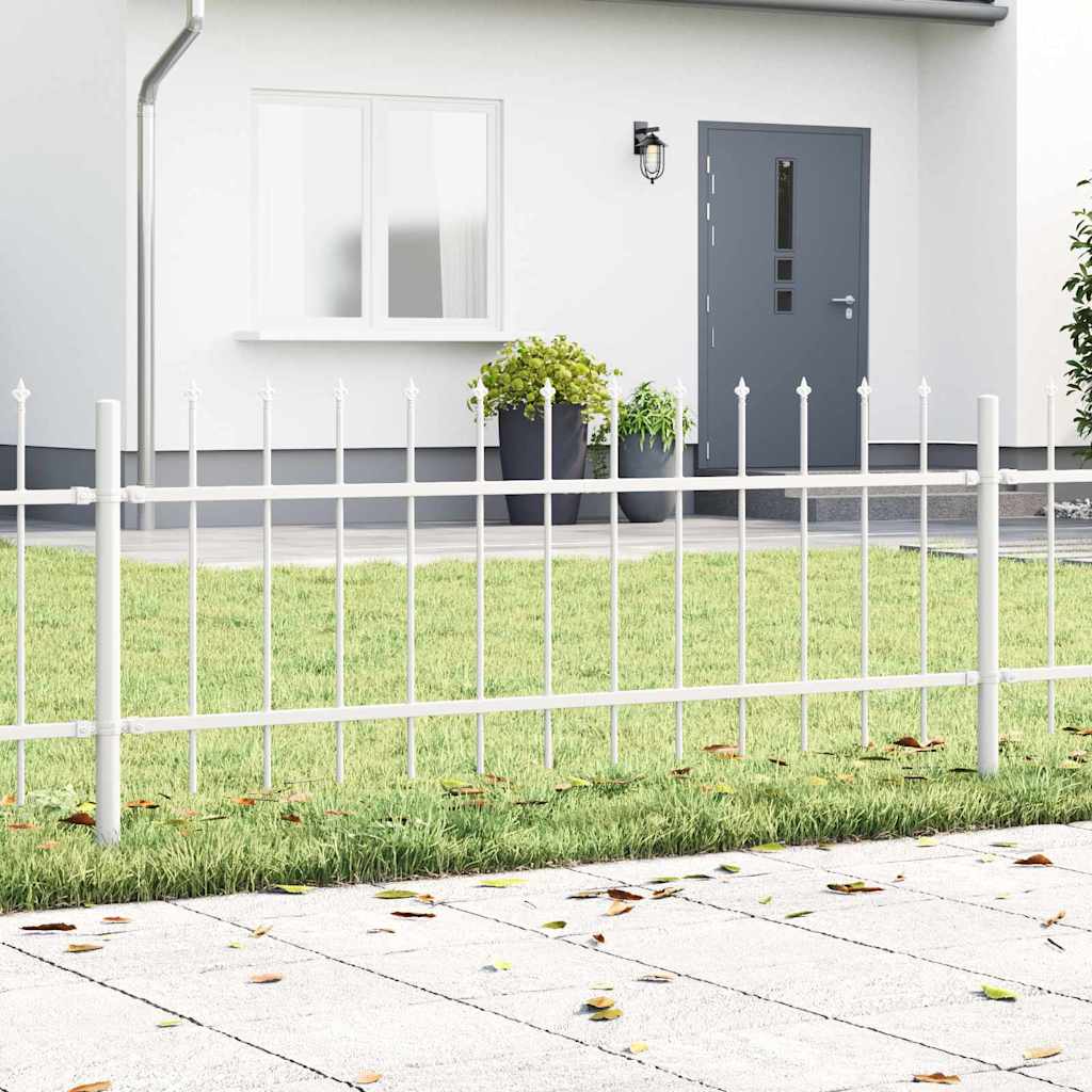 Recinzione per Giardino 2 pcs Bianco 3,4 x 0,6 m | homemem39