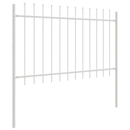 Recinzione per Giardino 2 pcs Bianco 3,4 x 0,8 m | homemem39