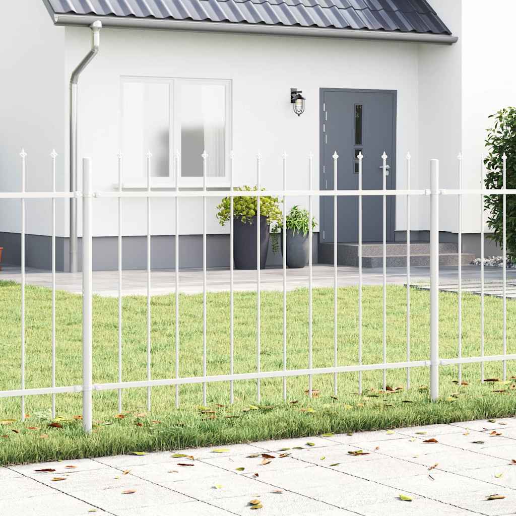 Recinzione per Giardino 2 pcs Bianco 3,4 x 1 m