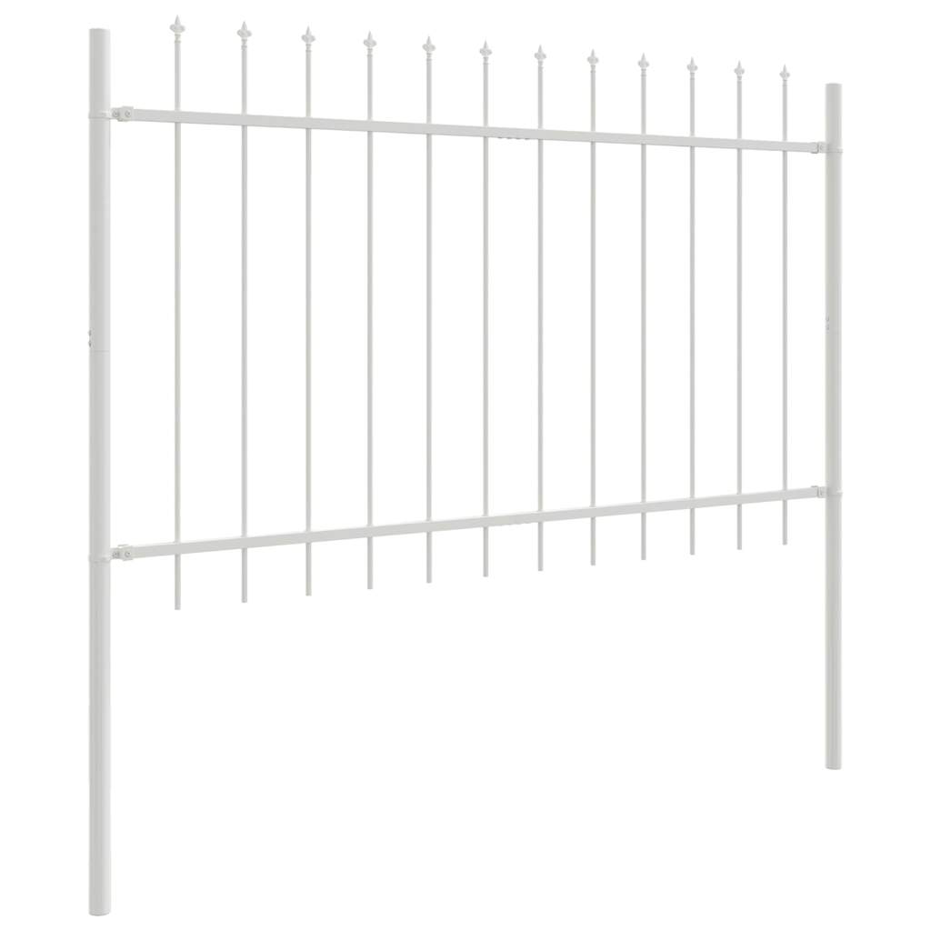 Recinzione per Giardino 2 pcs Bianco 3,4 x 1 m | homemem39