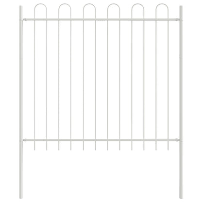 Recinzione per Giardino 3 pcs Bianco 5,1 x 0,8 m