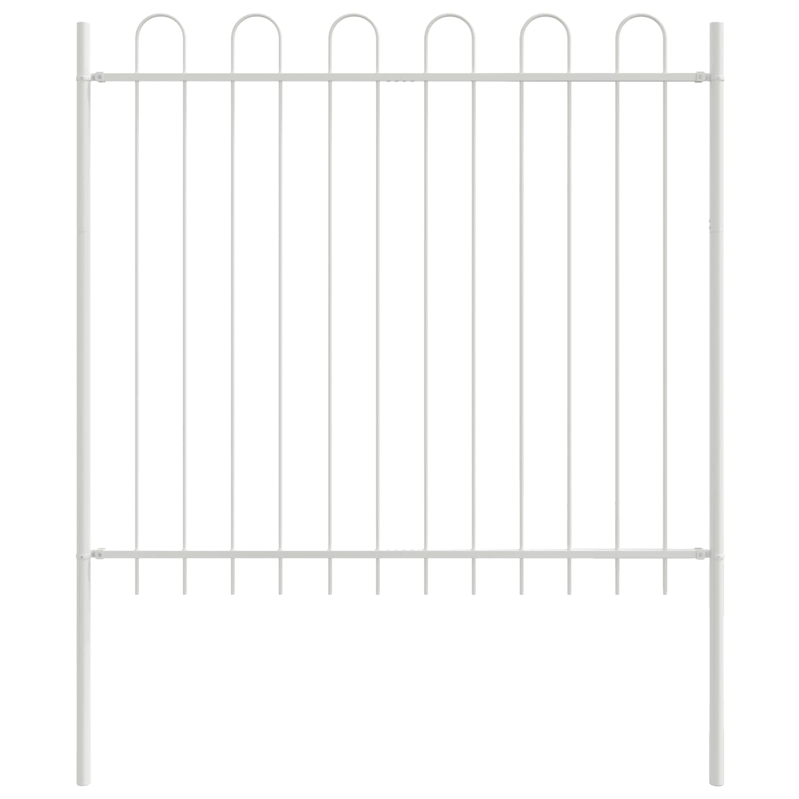 Recinzione per Giardino 4 pcs Grigio 6,8 x 1,2 m | homemem39