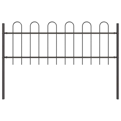 Recinzione per Giardino 4 pcs Grigio 6,8 x 0,6 m | homemem39