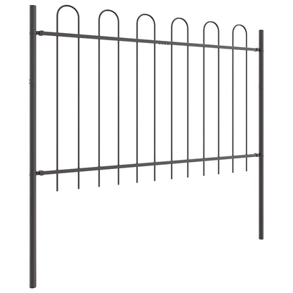 Recinzione per Giardino 4 pcs Grigio 6,8 x 1 m | homemem39