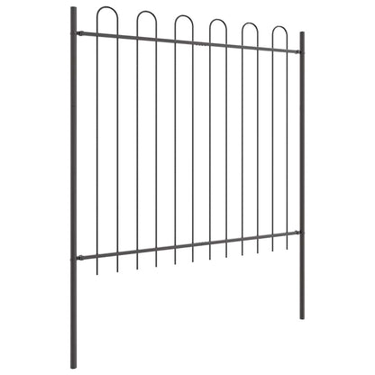 Recinzione per Giardino 4 pcs Grigio 6,8 x 1,5 m | homemem39