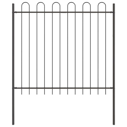 Recinzione per Giardino 4 pcs Grigio 6,8 x 1,5 m | homemem39