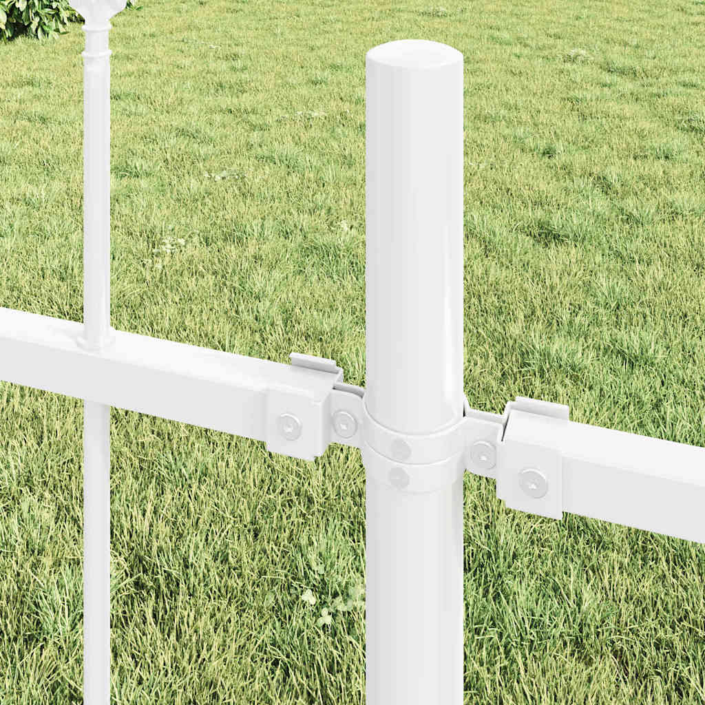 Recinzione per Giardino 4 pcs Bianco 6,8 x 0,8 m | homemem39