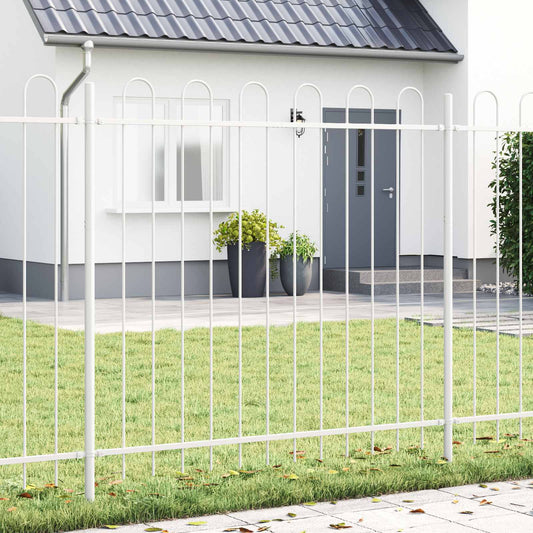 Recinzione per Giardino 4 pcs Bianco 6,8 x 0,8 m | homemem39