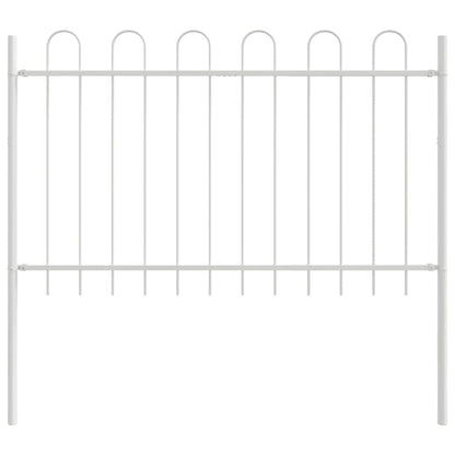 Recinzione per Giardino 5 pcs Bianco 8,5 x 1 m