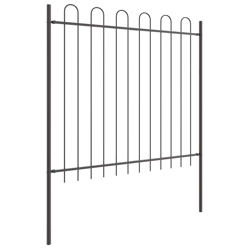 Recinzione per Giardino 6 pcs Grigio 10,2 x 1,5 m | homemem39