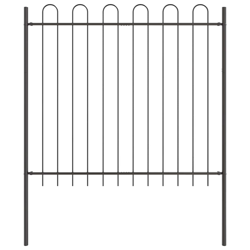 Recinzione per Giardino 6 pcs Grigio 10,2 x 1,5 m | homemem39