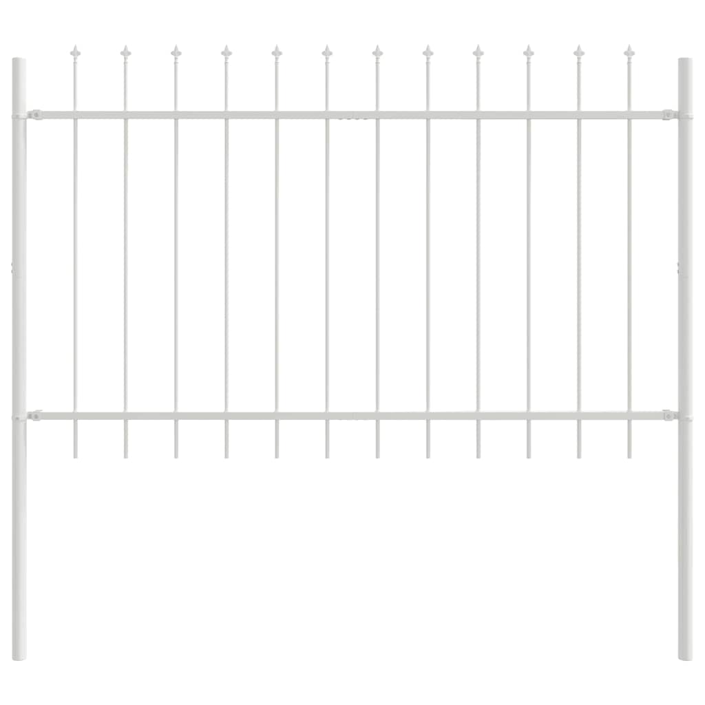 Recinzione per Giardino 6 pcs Bianco 10,2 x 1 m | homemem39
