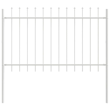 Recinzione per Giardino 6 pcs Bianco 10,2 x 1 m | homemem39