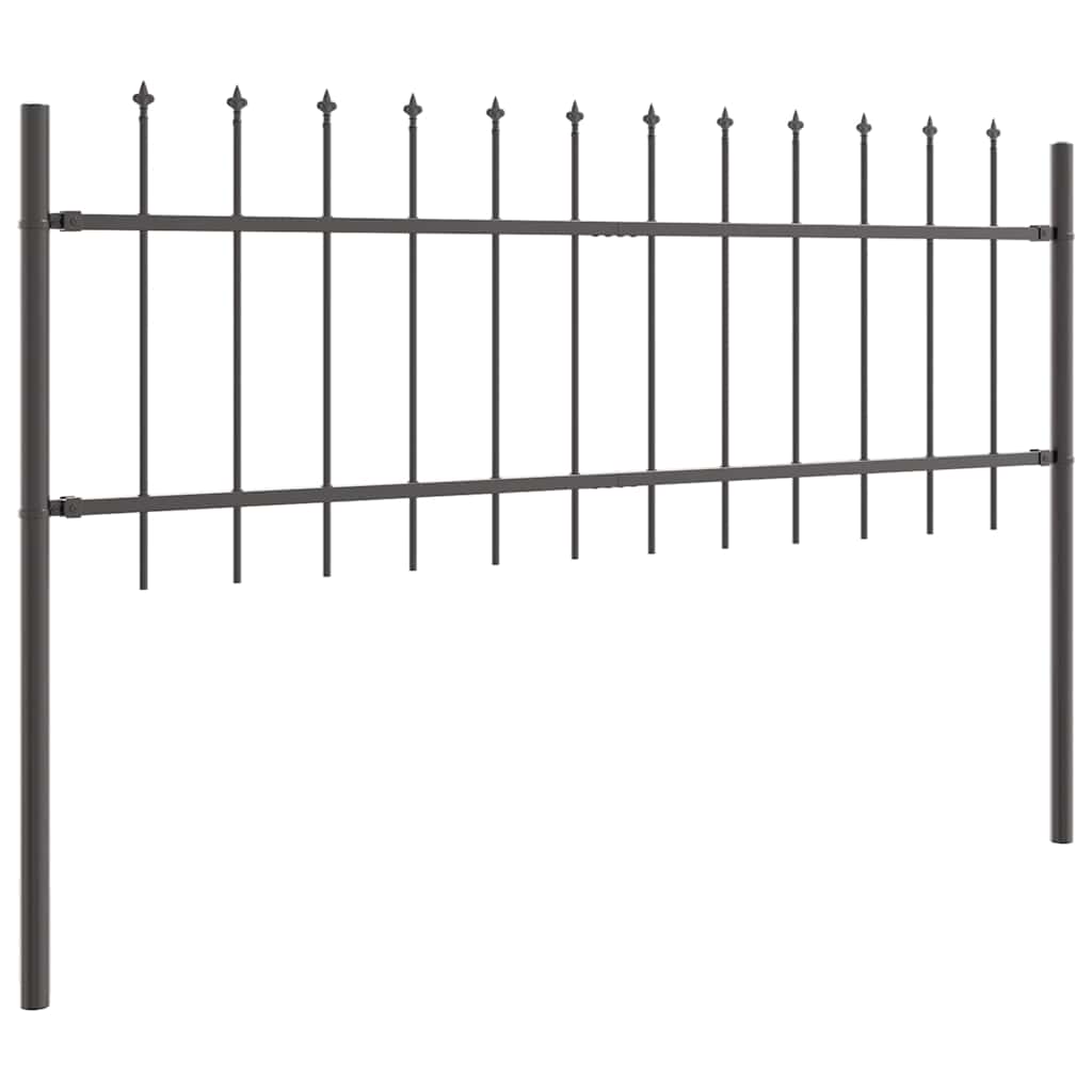 Recinzione per Giardino 7 pcs Grigio 11,9 x 0,6 m | homemem39
