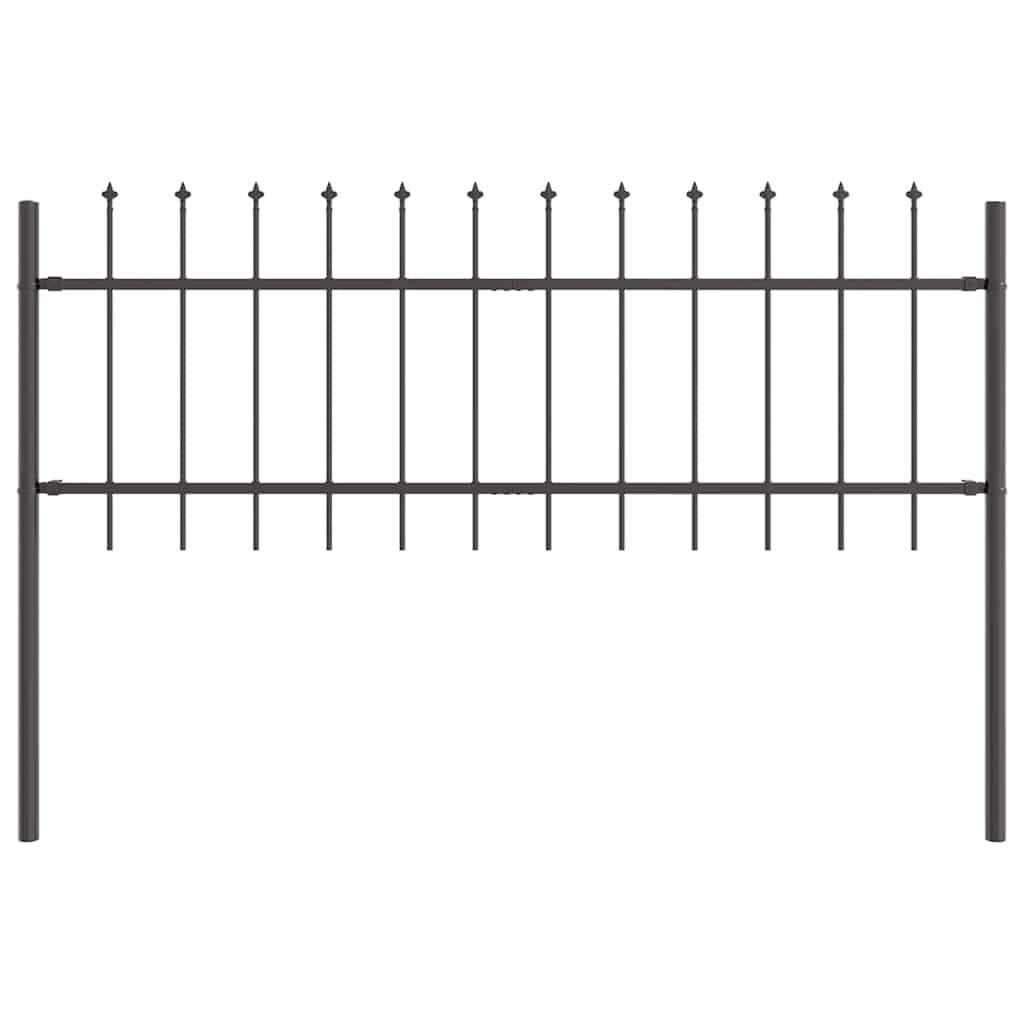 Recinzione per Giardino 7 pcs Grigio 11,9 x 0,6 m | homemem39