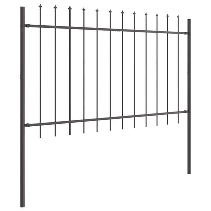 Recinzione per Giardino 7 pcs Grigio 11,9 x 0,8 m | homemem39