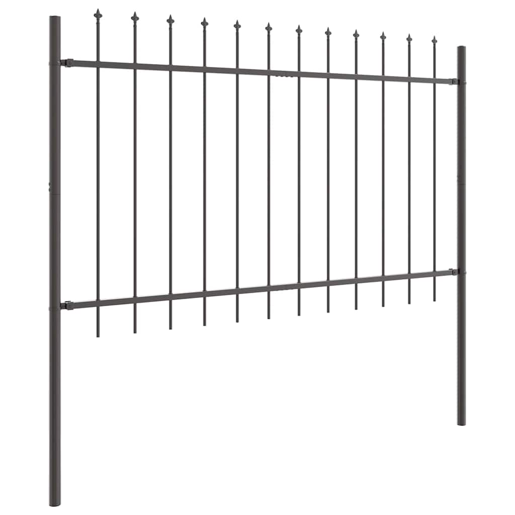 Recinzione per Giardino 7 pcs Grigio 11,9 x 1 m | homemem39