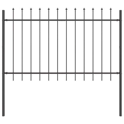 Recinzione per Giardino 7 pcs Grigio 11,9 x 1 m | homemem39